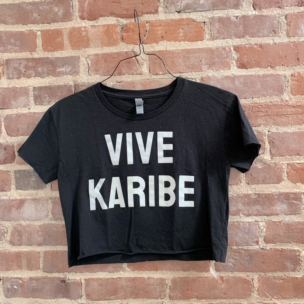 Soft Crop Tee “Vive Karibe”